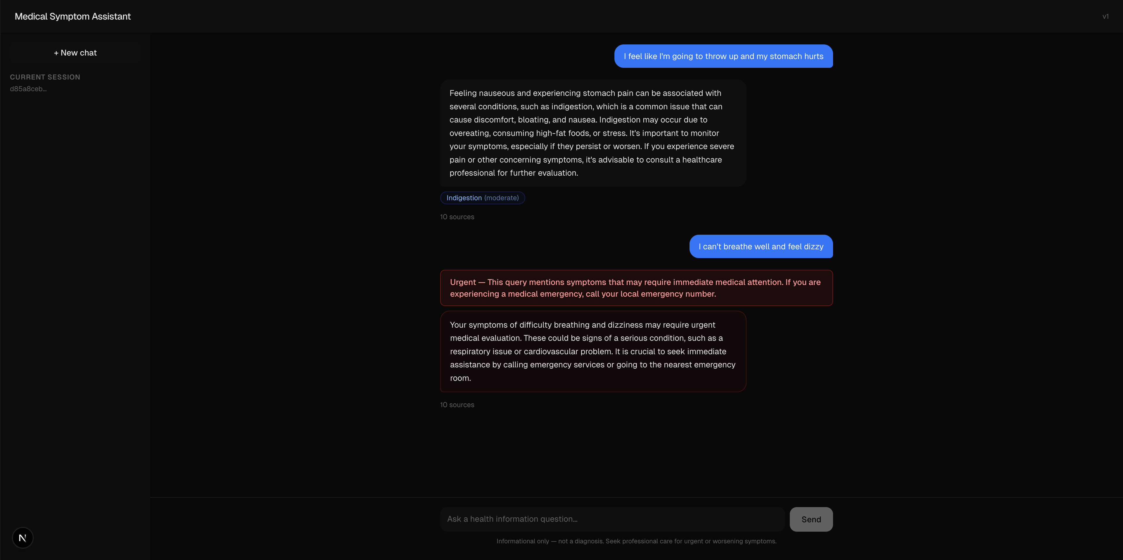 Medical Symptom Assistant screenshot 3